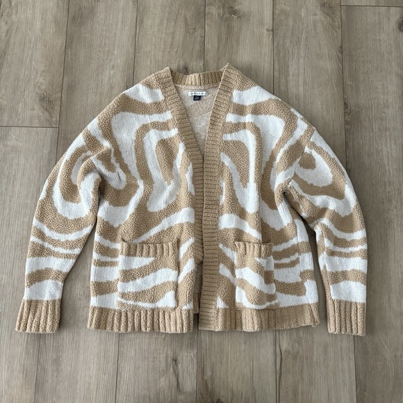 American Eagle Outfitters Sweaters - American Eagle Sweater Women's Taupe Cardigan Open Front Oversized Size Medium